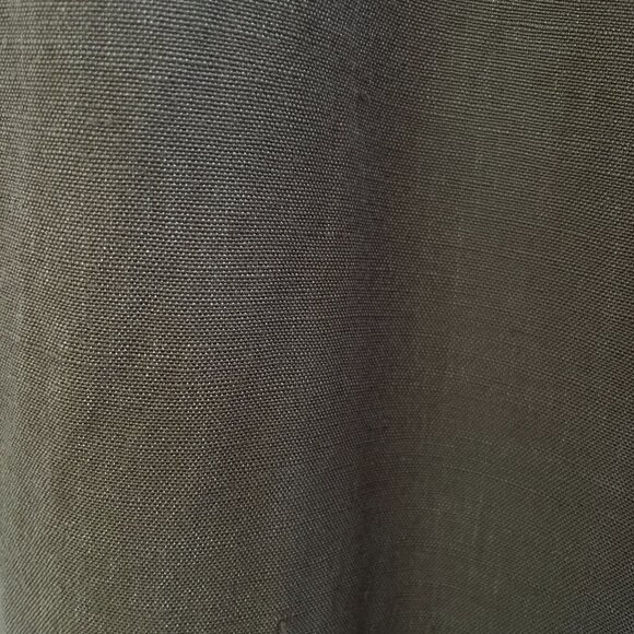 Paige Dallas Linen Blend Pleated Trouser Pants Green 2 - Picture 5 of 14